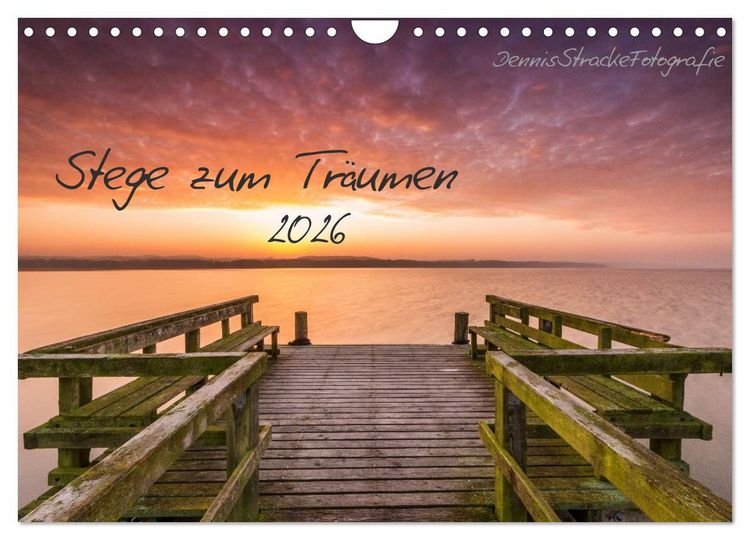 Produktbild: Stege zum Tr&auml;umen (Wandkalender 2026 DIN A4 quer), CALVENDO Monatskalender