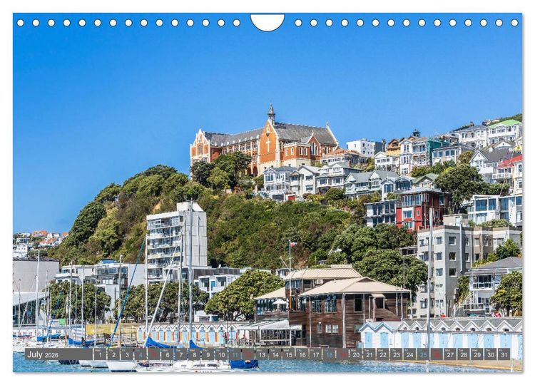 Produktbild: A journey from Auckland to Queenstown (Wall Calendar 2026 DIN A4 landscape), CALVENDO 12 Month Wall Calendar