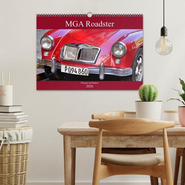 Produktbild: MGA Roadster - Filmstar auf R&auml;dern (Wandkalender 2026 DIN A3 quer), CALVENDO Monatskalender