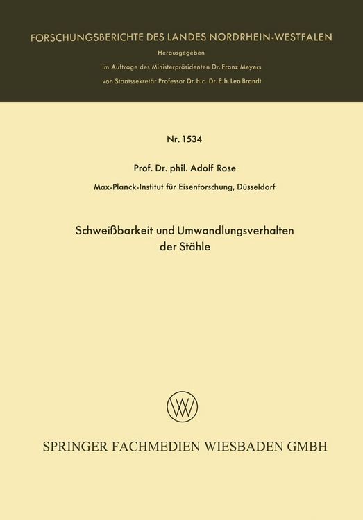 Produktbild: Schwei&szlig;barkeit und Umwandlungsverhalten der St&auml;hle