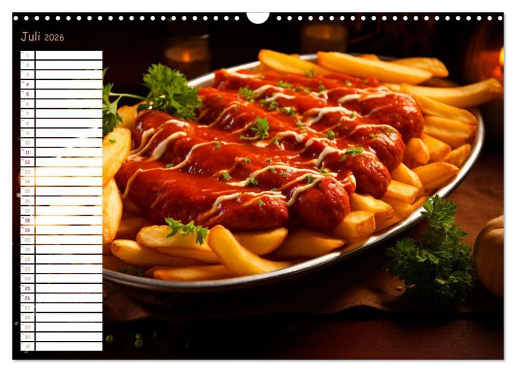 Produktbild: Fastfood &Auml;sthetik (Wandkalender 2026 DIN A3 quer), CALVENDO Monatskalender