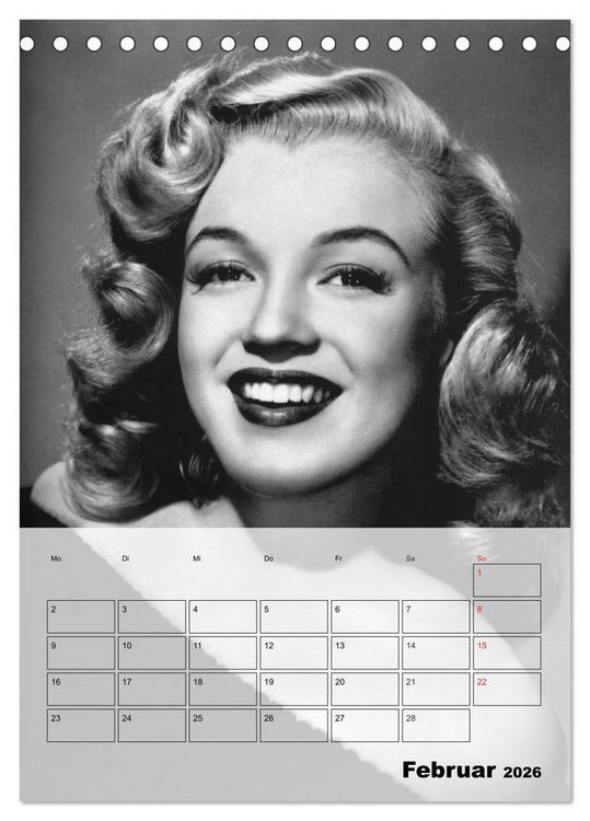 Produktbild: Filmstars der goldenen Leinwandjahre (Tischkalender 2026 DIN A5 hoch), CALVENDO Monatskalender