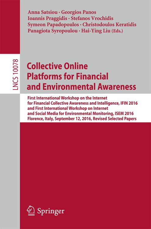 Produktbild: Collective Online Platforms for Financial and Environmental Awareness