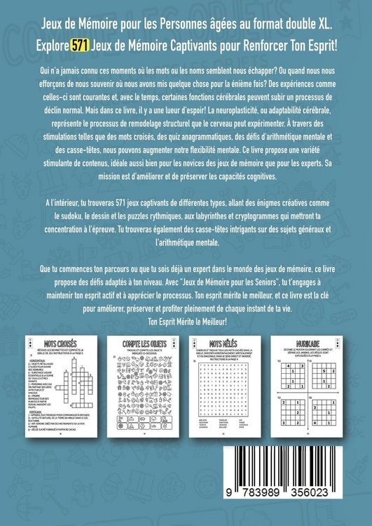 Produktbild: Jeux de M&eacute;moire Pour les Seniors
