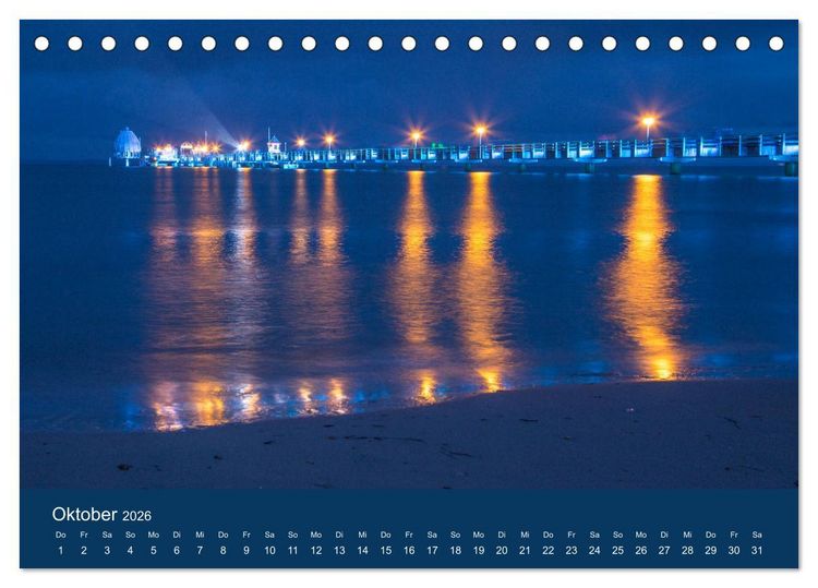 Produktbild: Gr&ouml;mitz - Ein Jahr Urlaub (Tischkalender 2026 DIN A5 quer), CALVENDO Monatskalender