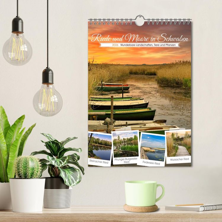 Produktbild: Riede und Moore in Schwaben (Wandkalender 2026 DIN A4 hoch), CALVENDO Monatskalender