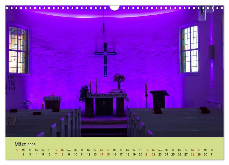 Produktbild: Pilgern im Waldecker Upland (Wandkalender 2026 DIN A3 quer), CALVENDO Monatskalender