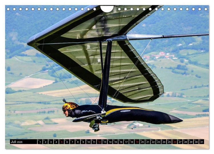 Produktbild: Drachenfliegen - Die Welt aus neuer Perspektive erleben (Wandkalender 2026 DIN A4 quer), CALVENDO Monatskalender