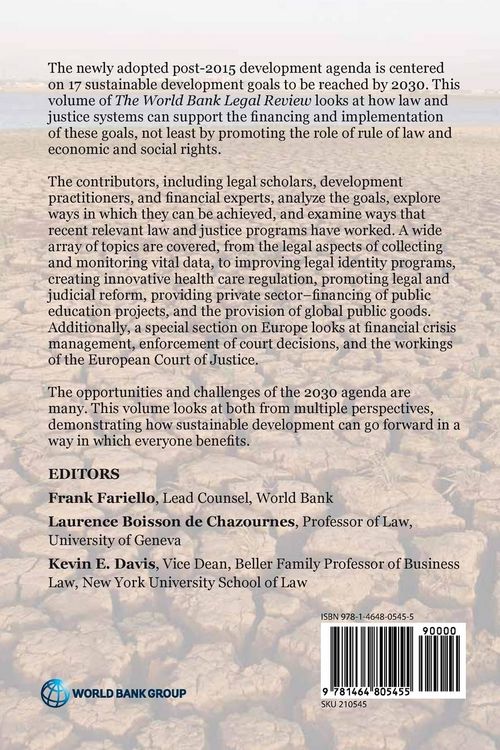 Produktbild: World Bank Legal Review, Volume 7 Financing and Implementing the Post-2015 Development Agenda