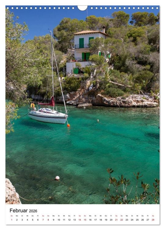 Produktbild: Mallorca - Insel des Gl&uuml;cks (Wandkalender 2026 DIN A3 hoch), CALVENDO Monatskalender