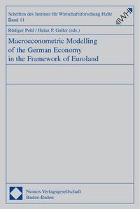 Produktbild: Macroeconometric Modelling of the German Economy in the Framework of Euroland