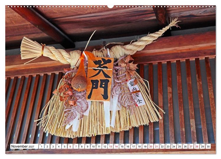 Produktbild: Japan Gl&uuml;cksbringer (hochwertiger Premium Wandkalender 2027 DIN A2 quer), Kunstdruck in Hochglanz