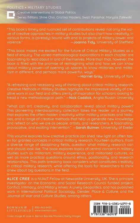 Produktbild: Creative Methods in Military Studies