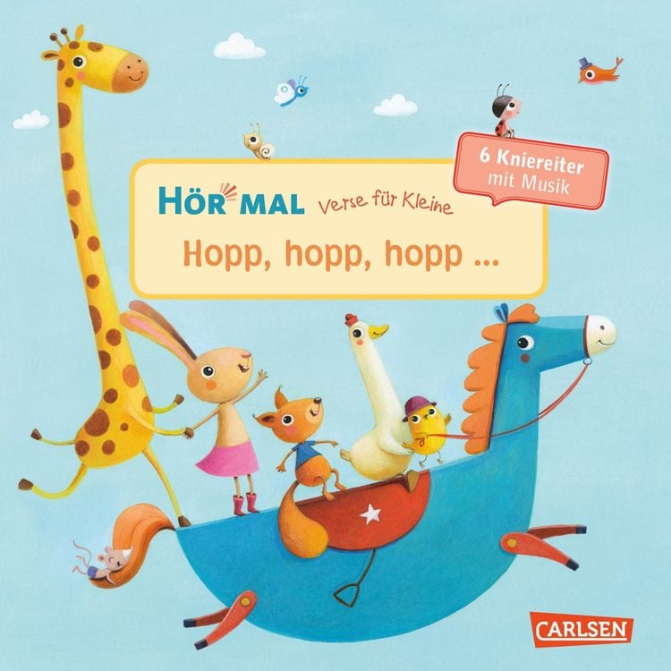 Bild vom Artikel Hör mal (Soundbuch): Verse für Kleine: Hopp, hopp, hopp ... vom Autor Marina Rachner