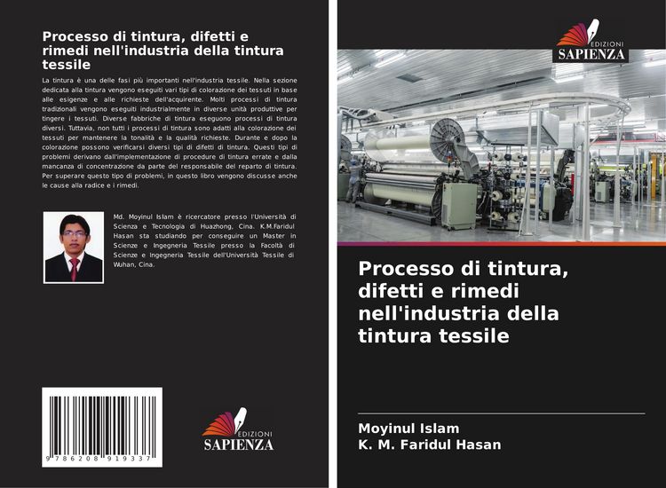 Produktbild: Processo di tintura, difetti e rimedi nell'industria della tintura tessile