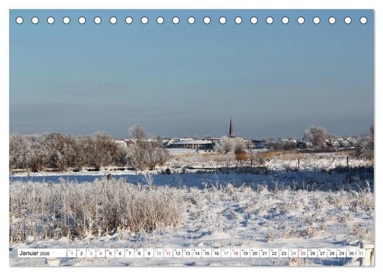 Produktbild: Wedel - Ein Spaziergang (Tischkalender 2026 DIN A5 quer), CALVENDO Monatskalender