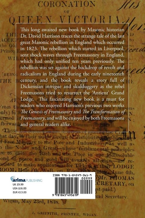 Produktbild: The Liverpool Masonic Rebellion and the Wigan Grand Lodge