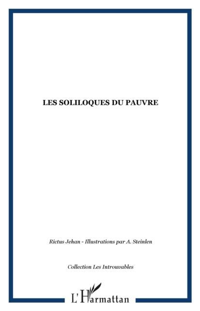 Produktbild: Les soliloques du pauvre