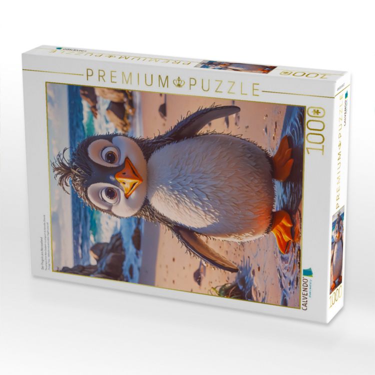 Produktbild: CALVENDO Puzzle Der Pinguin aus Neuseeland | 1000 Teile Lege-Gr&ouml;&szlig;e 64x48cm Foto-Puzzle f&uuml;r gl&uuml;ckliche Stunden