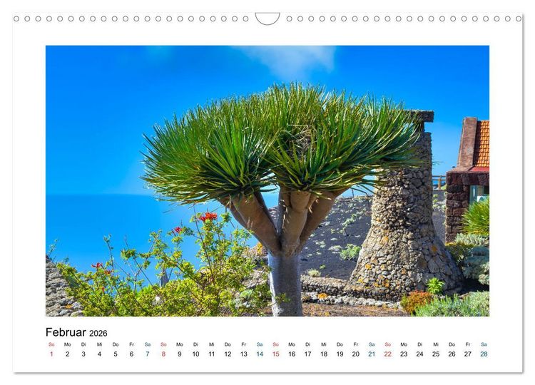 Produktbild: El Hierro - Insel mit allen Sinnen (Wandkalender 2026 DIN A3 quer), CALVENDO Monatskalender