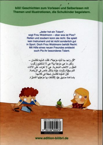 Produktbild: Pias besonderes Talent (Deutsch-Arabisch)