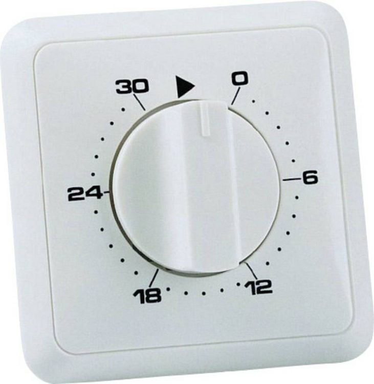 Produktbild: Wallair 20100249 Unterputz-Timer analog Tagesprogramm 30 min 3680W IP20 2polig