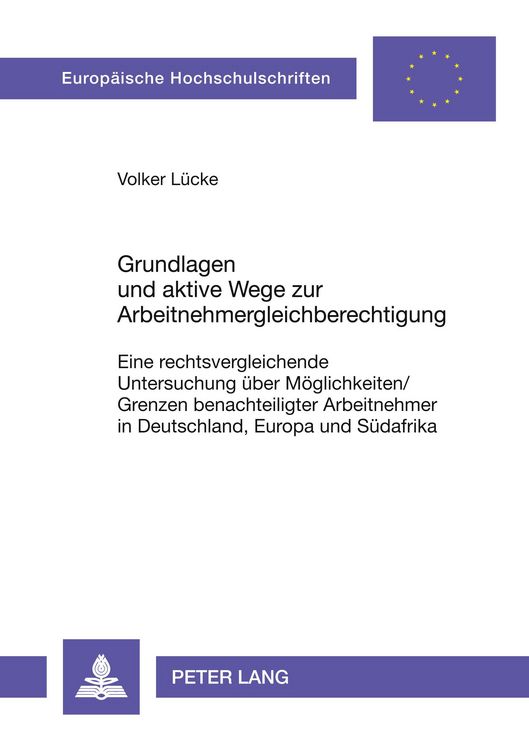 Produktbild: Grundlagen und aktive Wege zur Arbeitnehmergleichberechtigung