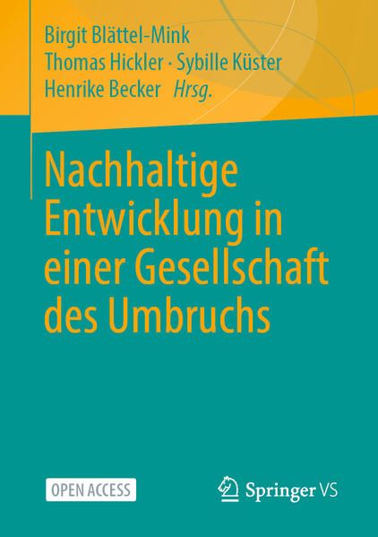 Produktbild: Nachhaltige Entwicklung in einer Gesellschaft des Umbruchs