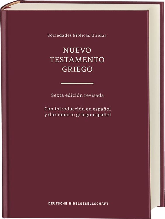 Produktbild: Nuevo Testamento Griego GNT6
