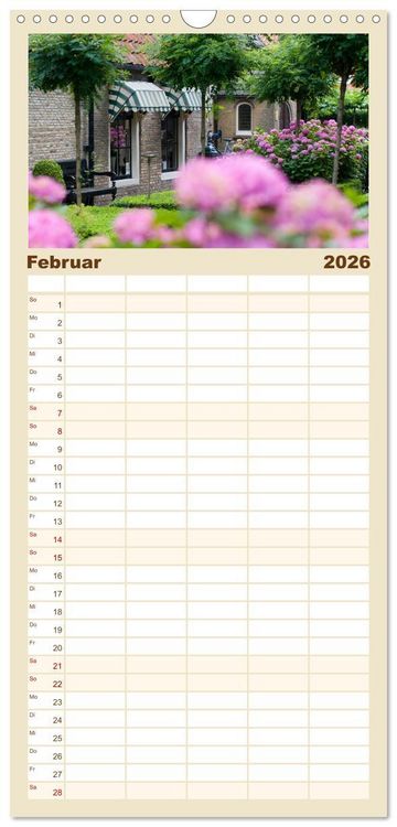 Produktbild: Familienplaner 2026 - Ameland mit 5 Spalten (Wandkalender, 21 x 45 cm) CALVENDO