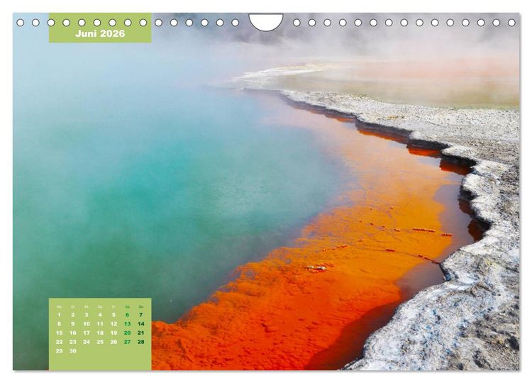 Produktbild: Erlebe mit mir die H&ouml;hepunkte von Neuseeland (Wandkalender 2026 DIN A4 quer), CALVENDO Monatskalender