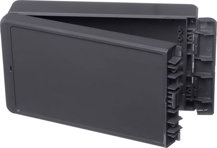 Produktbild: Bopla Bocube B 221306 PC-V0-7024 96015224 Outdoor-Geh&auml;use 125 x 231 x 60 Polycarbonat V0 Graphitgrau (RAL 7024) 1 St.