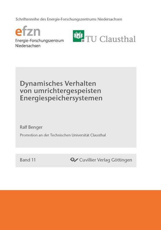 Produktbild: Dynamisches Verhalten von umrichtergespeisten Energiespeichersystemen