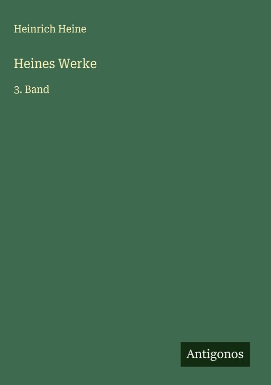 Produktbild: Heines Werke