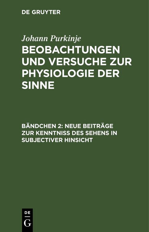 Produktbild: Neue Beitr&auml;ge zur Kenntniss des Sehens in subjectiver Hinsicht