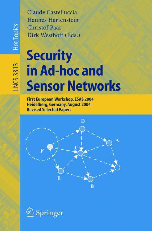Produktbild: Security in Ad-hoc and Sensor Networks