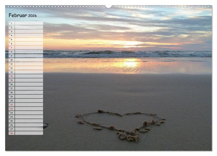 Produktbild: Egmond aan Zee (Wandkalender 2026 DIN A2 quer), CALVENDO Monatskalender