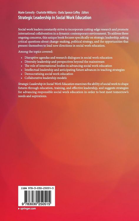 Produktbild: Strategic Leadership in Social Work Education