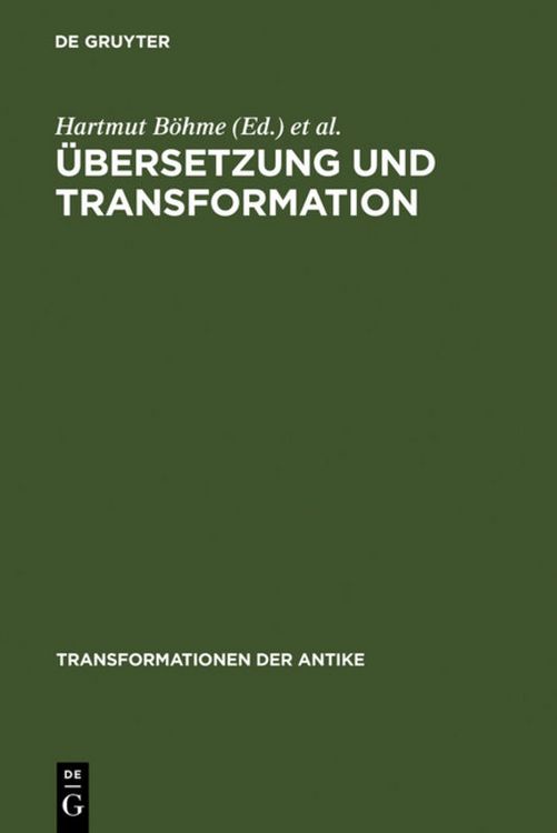 Produktbild: &Uuml;bersetzung und Transformation