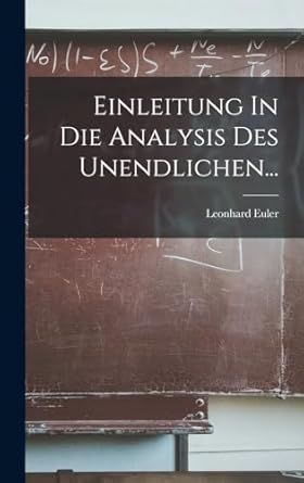 Produktbild: Einleitung In Die Analysis Des Unendlichen...