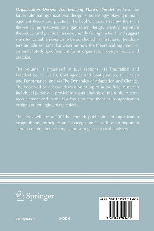 Produktbild: Organization Design
