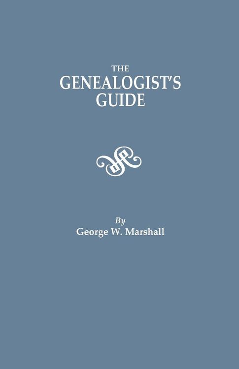 Produktbild: Genealogist's Guide. Reprinted from the Last Edition of 1903