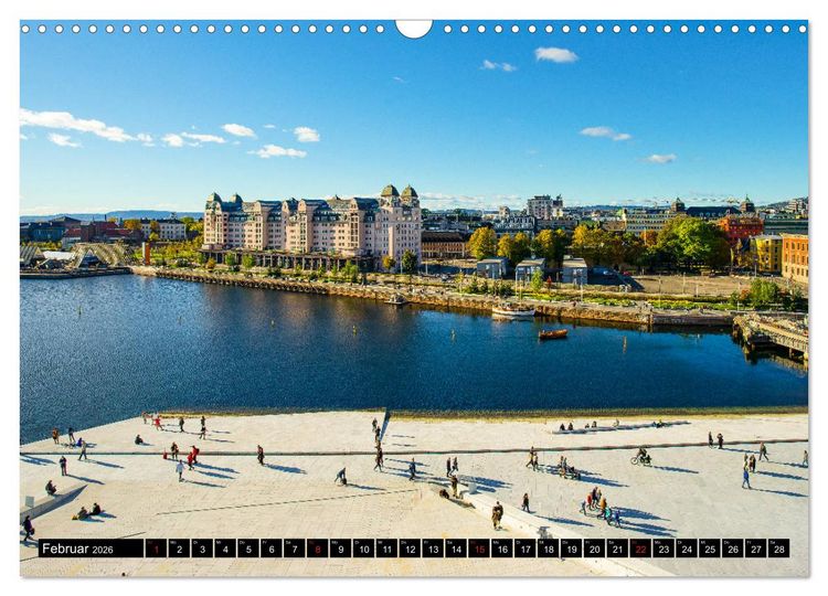Produktbild: Oslo Impressionen (Wandkalender 2026 DIN A3 quer), CALVENDO Monatskalender