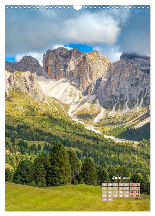 Produktbild: Dolomiten, ein Meer aus Bergen by VogtArt (Wandkalender 2026 DIN A3 hoch), CALVENDO Monatskalender