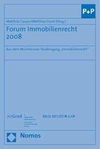 Produktbild: Forum Immobilienrecht 2008