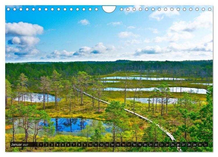 Produktbild: Bezauberndes Estland (Wandkalender 2027 DIN A4 quer), CALVENDO Monatskalender