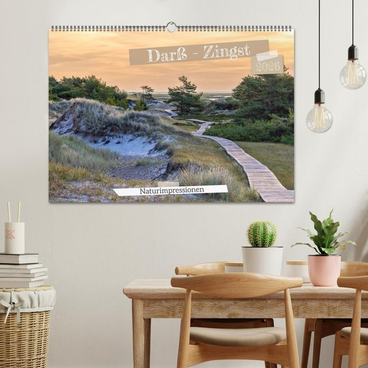 Produktbild: Dar&szlig;-Zingst Naturimpressionen (Wandkalender 2026 DIN A2 quer), CALVENDO Monatskalender