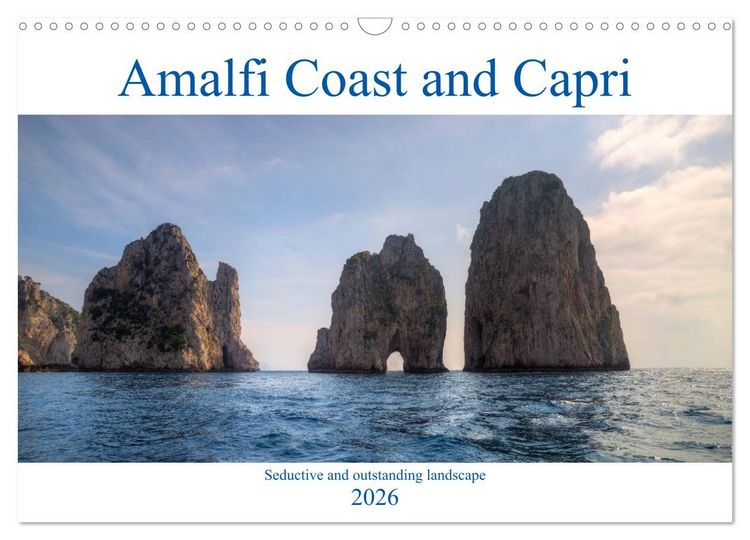 Produktbild: Amalfi Coast and Capri (Wall Calendar 2026 DIN A3 landscape), CALVENDO 12 Month Wall Calendar