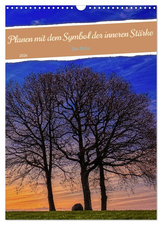 Produktbild: Planen mit dem Symbol der inneren St&auml;rke (Wandkalender 2026 DIN A3 hoch), CALVENDO Monatskalender