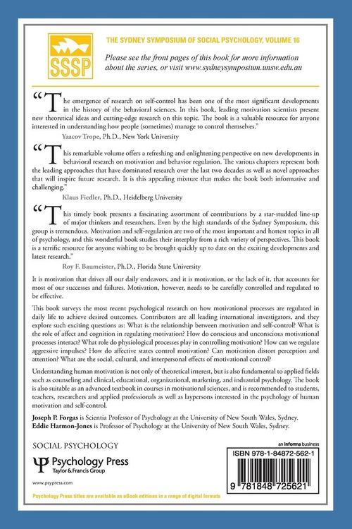 Produktbild: Motivation and Its Regulation